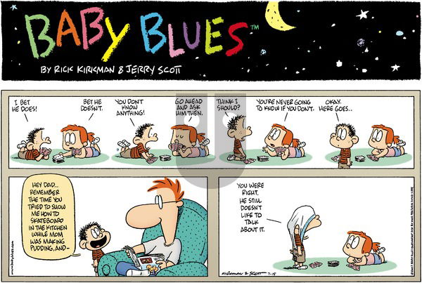 Baby Blues on Sunday July 15, 2007 Comic Strip