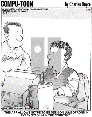 Compu-toon on Monday November 10, 2014 Comic Strip