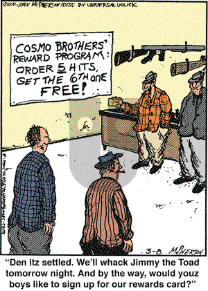 Close to Home on Tuesday March 8, 2011 Comic Strip