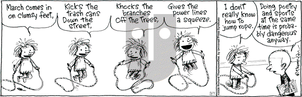 Cul de Sac on Saturday March 1, 2008 Comic Strip