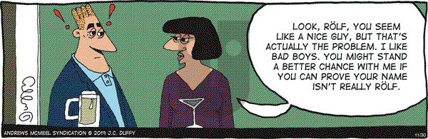 The Fusco Brothers - Thursday November 30, 2023 Comic Strip