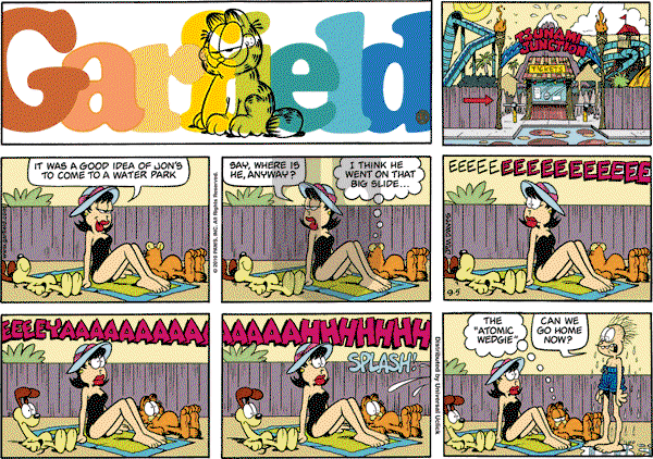 Garfield - Sunday September 5, 2010 Comic Strip