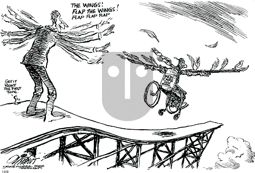 Pat Oliphant on Tuesday December 9, 2003 Comic Strip