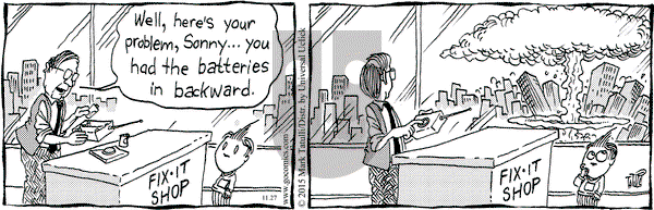 Lio on Friday November 27, 2015 Comic Strip