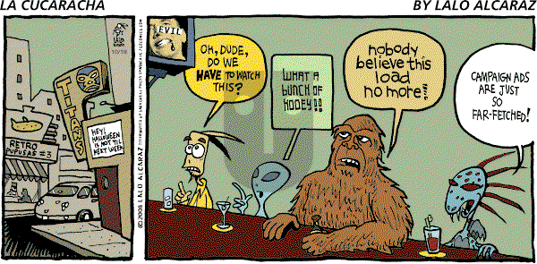 La Cucaracha on Sunday October 19, 2008 Comic Strip