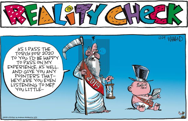 Reality Check on Sunday December 29, 2019 Comic Strip