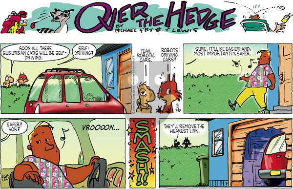 Over the Hedge on Sunday June 26, 2016 Comic Strip