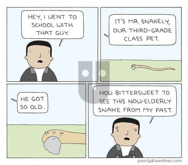 Poorly Drawn Lines on Sunday April 15, 2018 Comic Strip