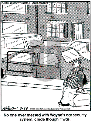 Close to Home on Saturday September 29, 2001 Comic Strip