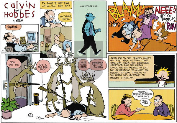Calvin and Hobbes on Sunday March 2, 2025 Comic Strip