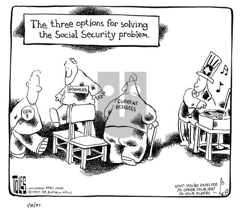 Tom Toles on Wednesday January 8, 1997 Comic Strip