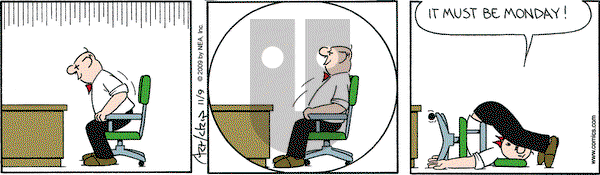 The Born Loser on Monday November 9, 2009 Comic Strip