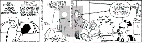 Over the Hedge on Monday July 20, 1998 Comic Strip