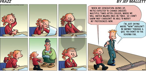 Frazz on Sunday November 15, 2020 Comic Strip