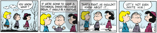 Peanuts on Wednesday January 31, 2001 Comic Strip