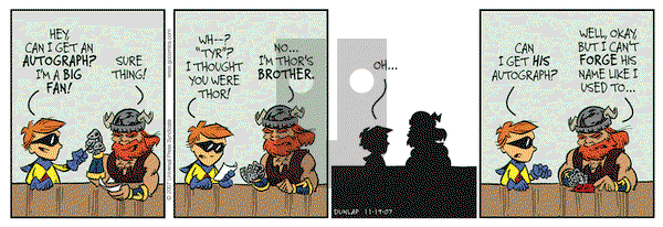 Ink Pen on Monday November 19, 2007 Comic Strip