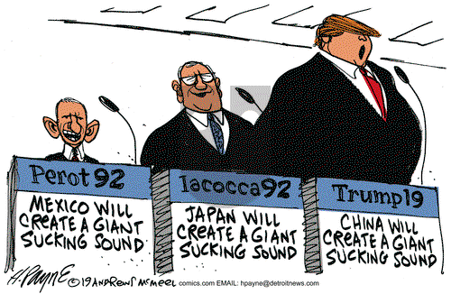 Henry Payne on Tuesday July 9, 2019 Comic Strip