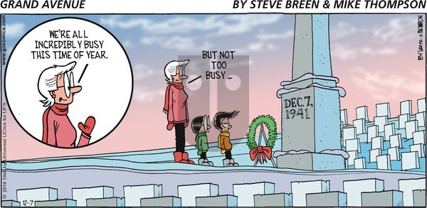 Grand Avenue on Sunday December 7, 2014 Comic Strip