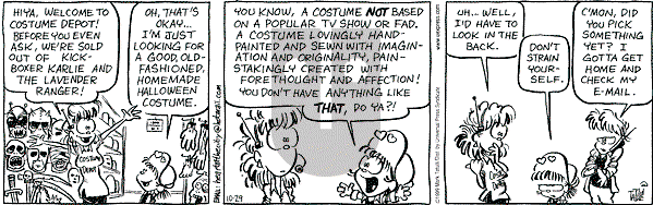 Heart of the City on Friday October 29, 1999 Comic Strip