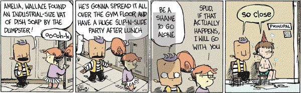Wallace the Brave on Thursday April 15, 2021 Comic Strip