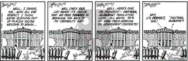 Doonesbury - Monday March 25, 1974 Comic Strip