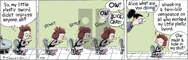 Cul de Sac - Thursday February 29, 2024 Comic Strip