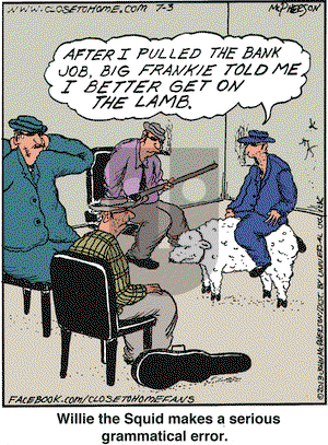 Close to Home on Wednesday July 3, 2013 Comic Strip
