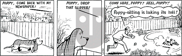 Fred Basset on Tuesday December 2, 2003 Comic Strip