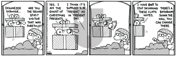 FoxTrot on Saturday December 12, 1998 Comic Strip