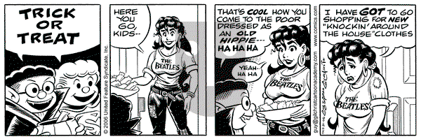 Nancy - Tuesday October 31, 2006 Comic Strip
