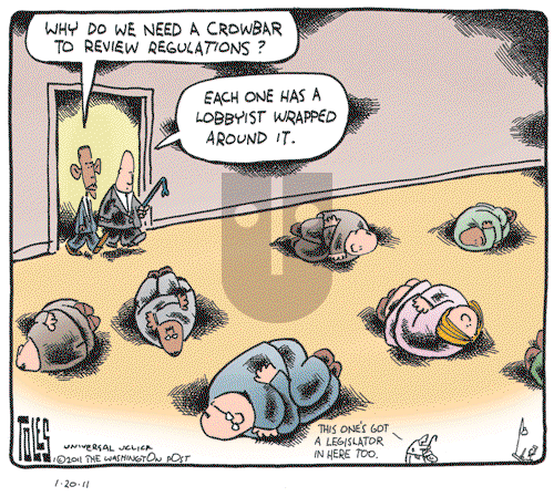 Tom Toles - Thursday January 20, 2011 Comic Strip