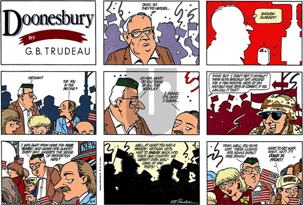 Doonesbury on Sunday May 5, 1991 Comic Strip