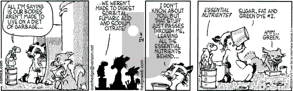 Over the Hedge on Thursday March 24, 2005 Comic Strip