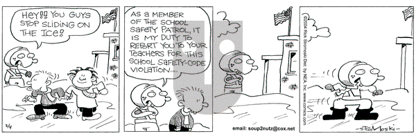 Soup to Nutz - Old on Wednesday February 4, 2004 Comic Strip