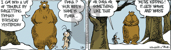 The Grizzwells on Monday January 28, 2019 Comic Strip