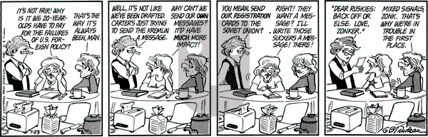 Doonesbury - Wednesday July 23, 1980 Comic Strip