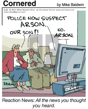 Cornered on Thursday February 27, 2014 Comic Strip