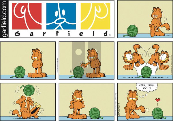 Garfield on Sunday July 7, 2019 Comic Strip