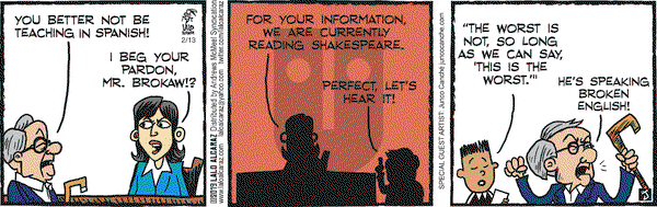 La Cucaracha on Wednesday February 13, 2019 Comic Strip
