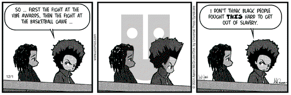 The Boondocks on Wednesday July 4, 2012 Comic Strip