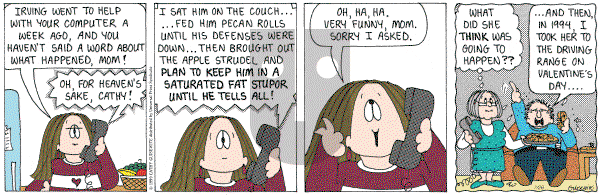 Cathy Classics - Monday July 26, 2004 Comic Strip