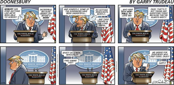 Doonesbury - Sunday June 14, 2020 Comic Strip