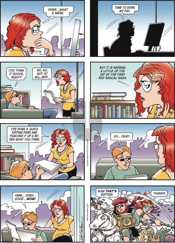 Doonesbury on Sunday February 24, 2013 Comic Strip
