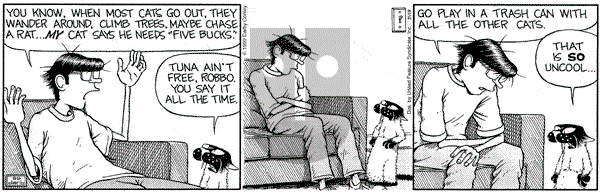 Get Fuzzy on Friday November 19, 1999 Comic Strip