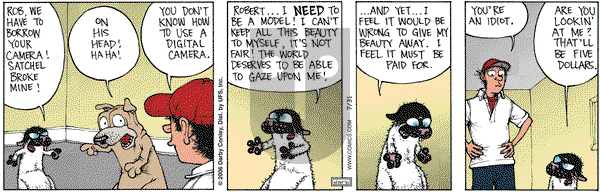 Get Fuzzy on Monday July 31, 2006 Comic Strip