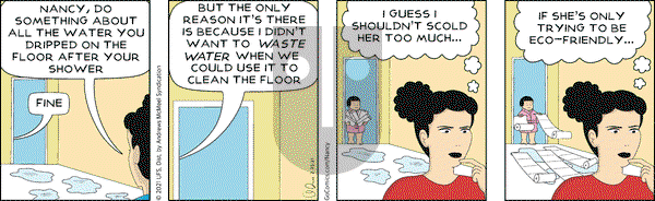 Nancy on Thursday February 25, 2021 Comic Strip