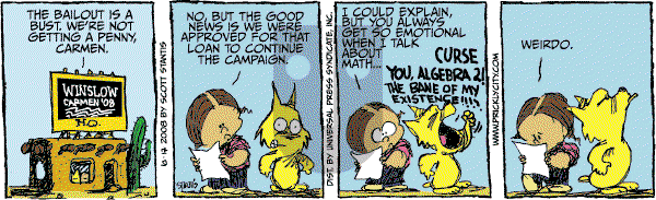 Prickly City on Friday October 17, 2008 Comic Strip