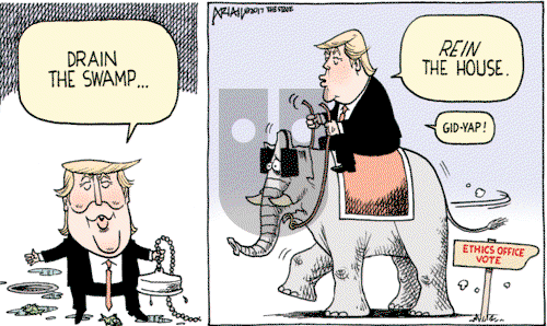 Robert Ariail on Thursday January 5, 2017 Comic Strip