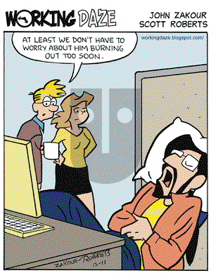 Working Daze on Thursday December 11, 2008 Comic Strip