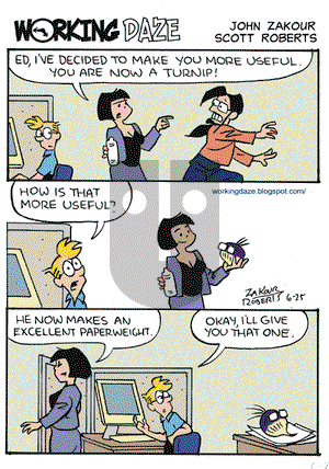 Working Daze on Thursday June 25, 2009 Comic Strip